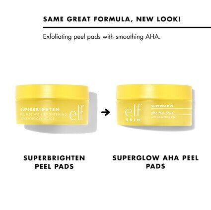 SuperGlow AHA Peel Pads, 